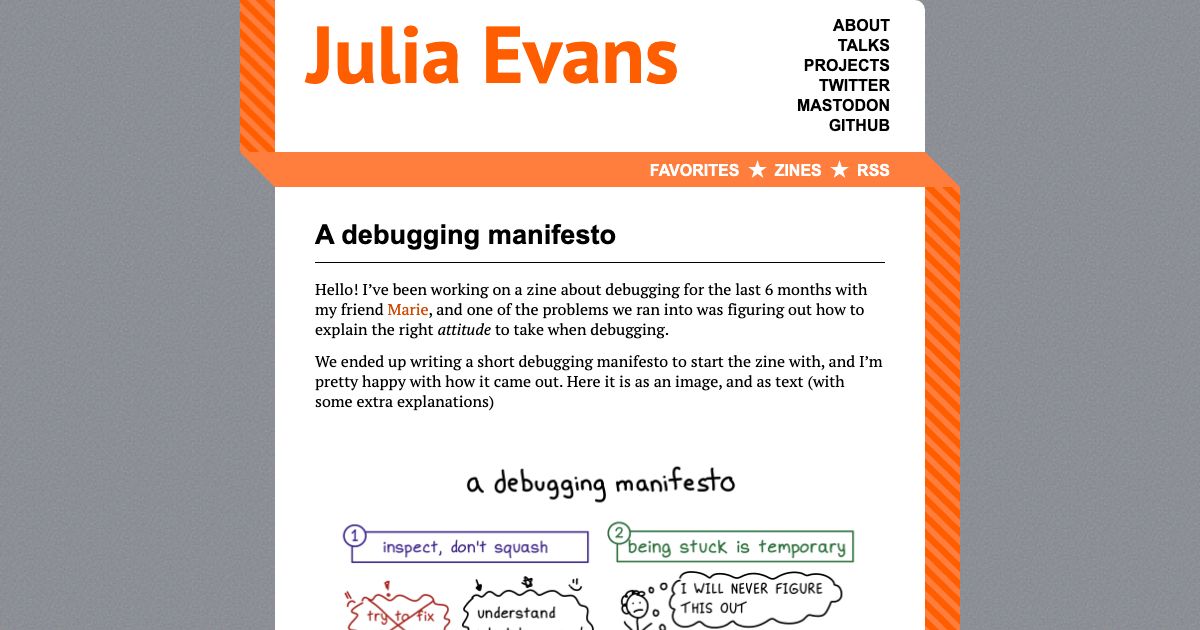 Screenshot of web page.