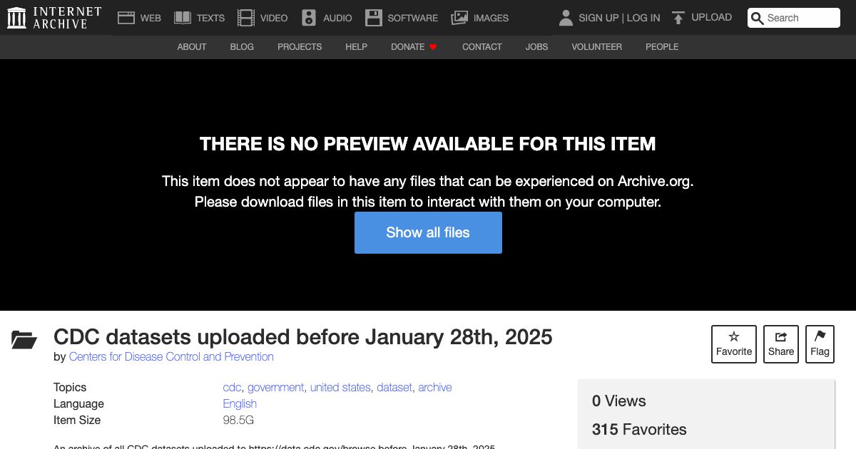 Screenshot of web page.