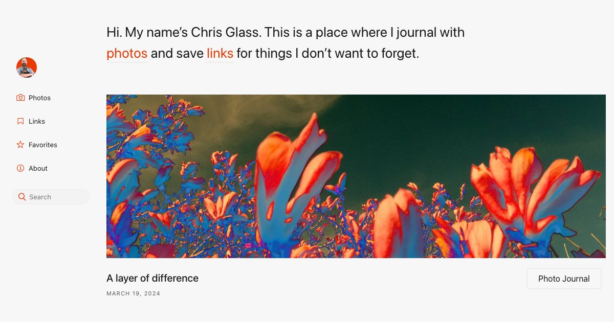 Screenshot of web page.