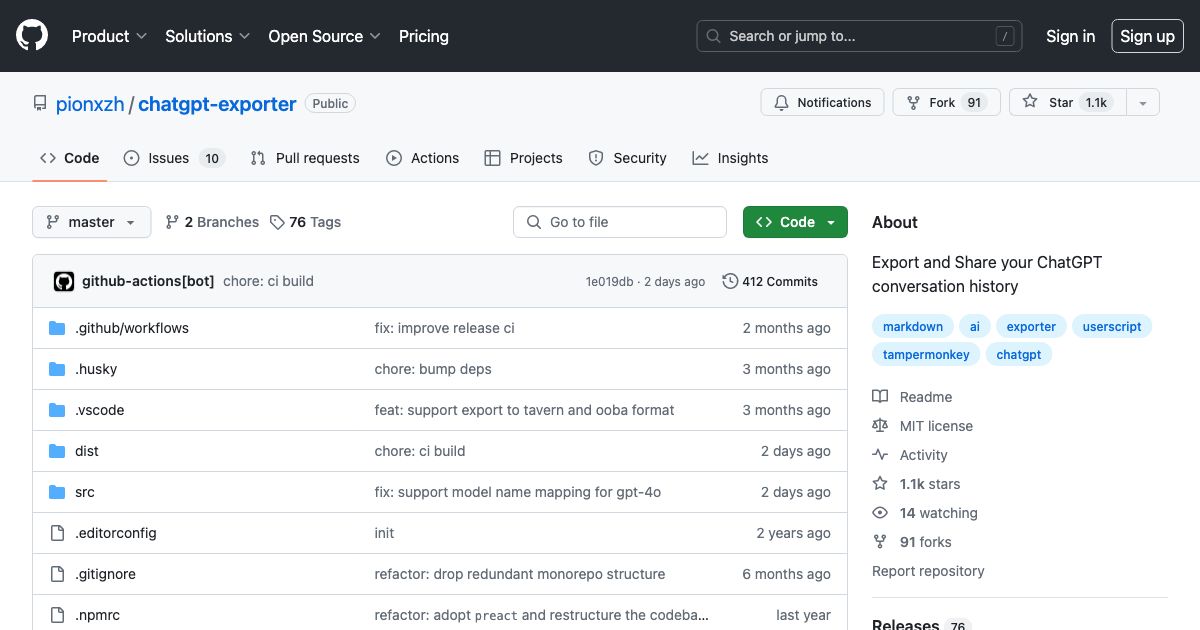 Screenshot of web page.