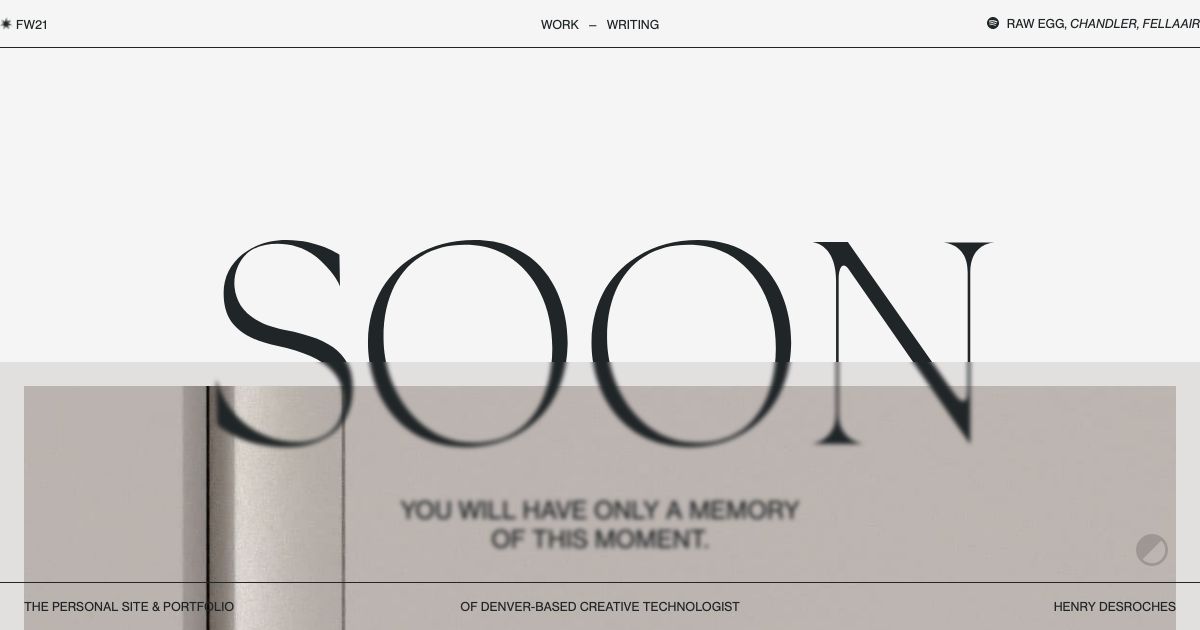 Screenshot of web page.