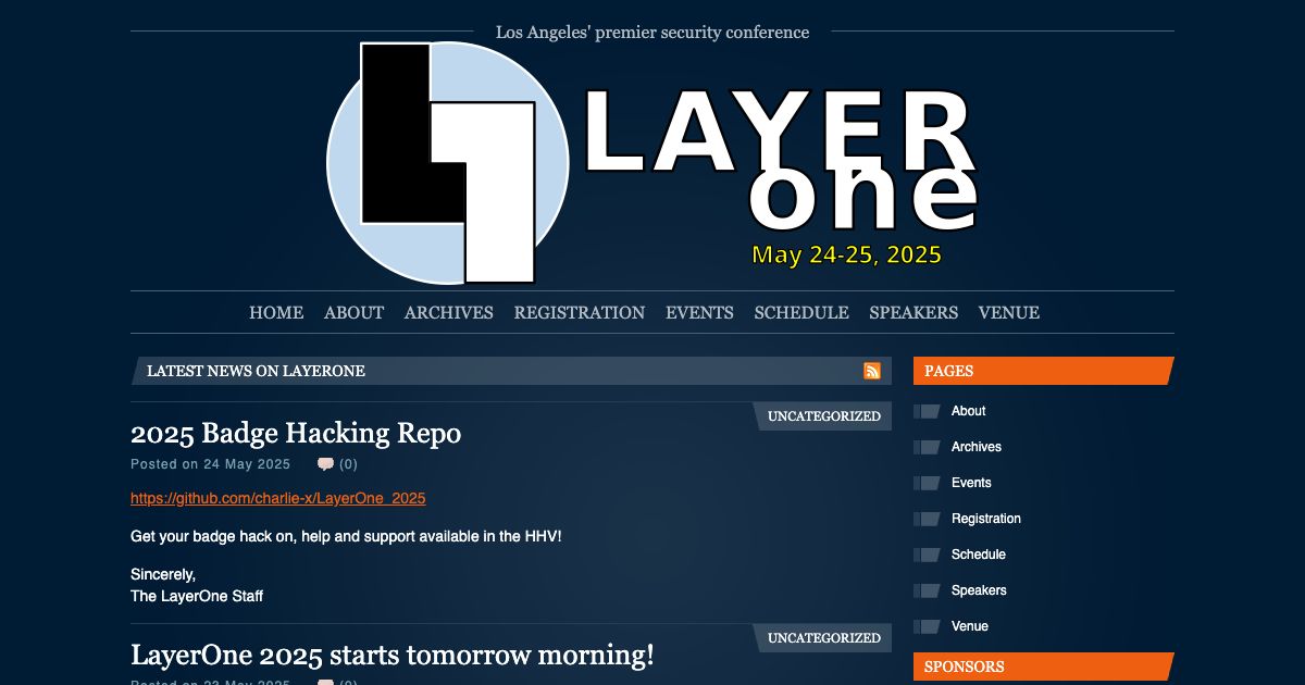 Screenshot of web page.