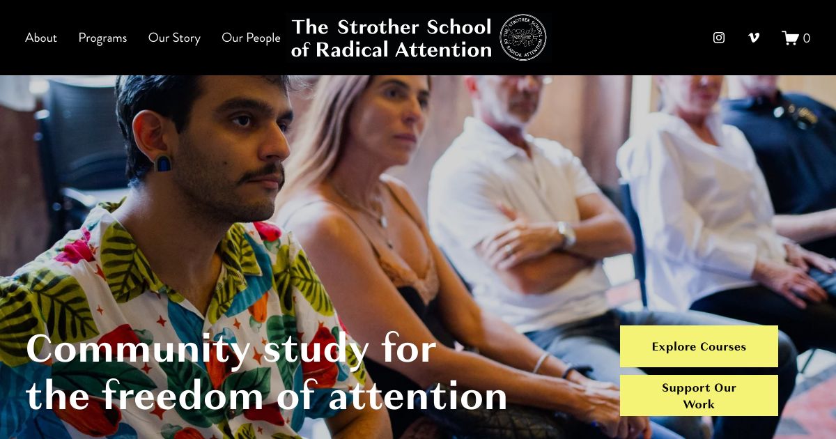 Screenshot of web page.