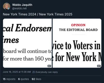 Cuomo headlines at NYT