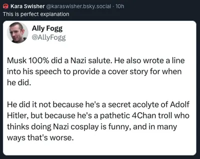 The Point of Elon Musk is What He Does